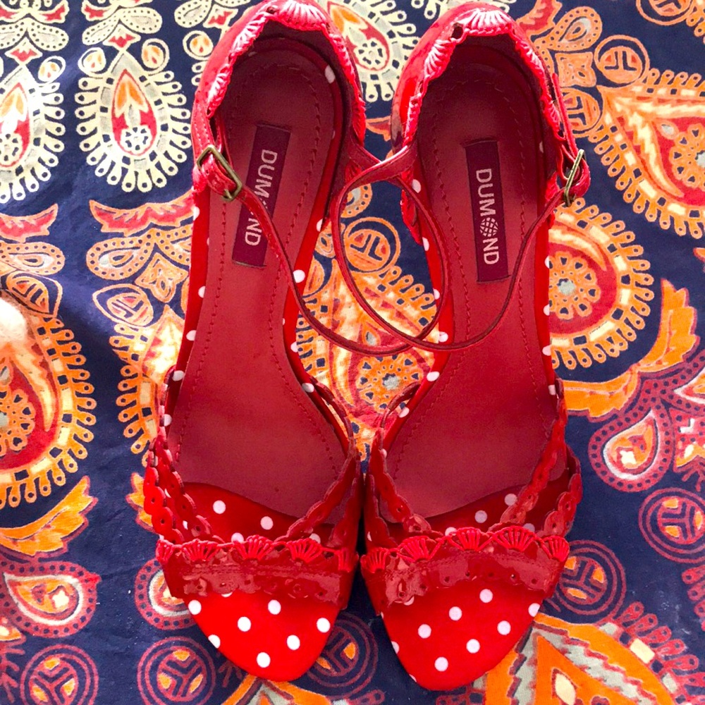 Dumond crochet eyelet heels made in Brazil 🇧🇷